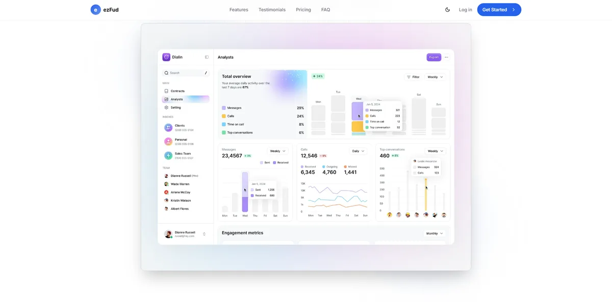 Preview of SaaS Landing